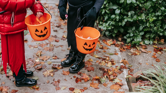 kids candy halloween trick or treating 