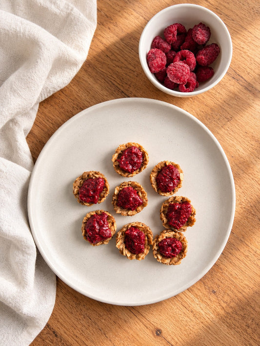 No-Bake PB&J Oat Bites with Bloom Boost