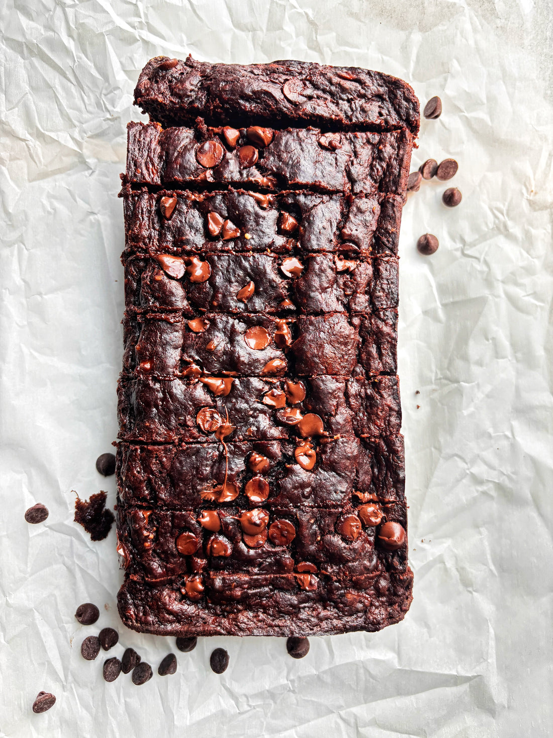 healthy double chocolate banana bread